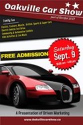 Oakville CAR SHOW-part of Kerrfest 2017 Sat. Sept. 9th